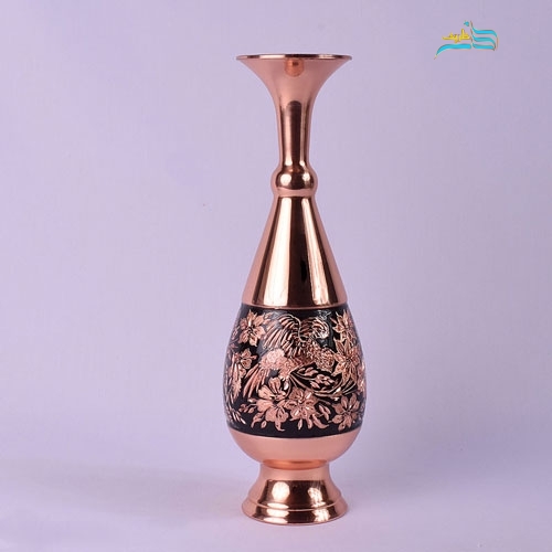 خرید، قیمت و مشخصات گلدان صراحی 30 الماس تراش، مناسب منزل و محل کار با روکش ضخیم پلی استر | هنرظریف