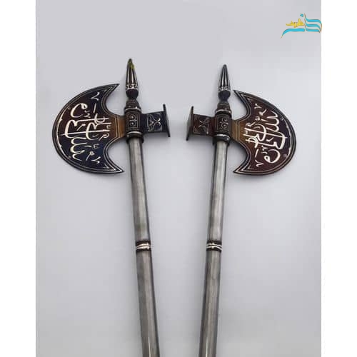 خرید، قیمت و مشخصات تبر نقره کوبی، تماما کار دست، مستحکم و با ماندگاری بسیار بالا | هنرظریف