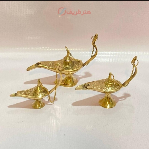مشخصات، خرید و قیمت چراغ جادو برنجی در 3 سایز محصول هندوستان - هنرظریف