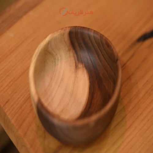 خرید و قیمت کاسه چوبی با پوشش روغن گیاهی خوراکی کاملاً ضد آب _ هنرظریف