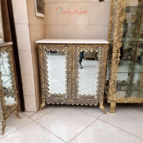خرید، قیمت و مشخصات جا کفشی آلومینیوم، مدل نیلوفر، آلومینیوم درجه 1، ورق ضخیم، بسیار زیبا و شیک | هنرظریف