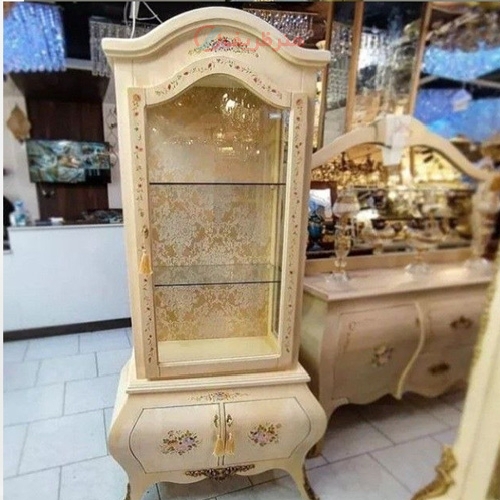 خرید، قیمت و مشخصات کنسول ویترین دار طراحی شیک و رنگ درجه یک و با دوام دارای ضمانت - هنرظریف