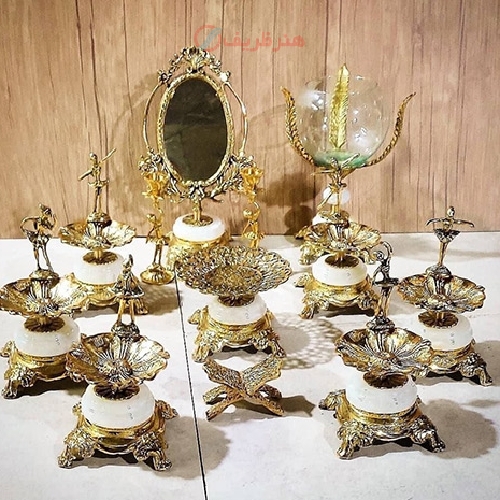 خرید آنلاین، هفت سین برنزی طرح رقص بالرین با طراحی متفاوت بسیار چشم نواز و نفیس، با قیمت مناسب | هنرظریف