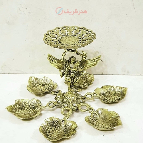خرید، هفت سین برنزی طرح لیلی و مجنون، باظاهری زیبا و دلنشین مناسب برای زوجین، به قیمت تولیدی | هنرظریف