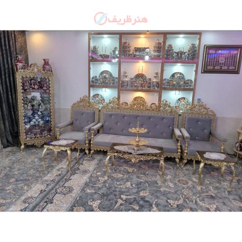خرید مبل آلیاژی هفت نفره، محکم و با دوام با ضمانت رنگ به طور مستقیم از تولیدی | هنرظریف