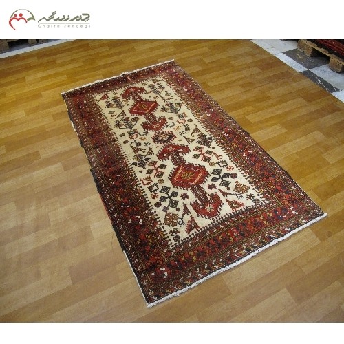 خرید آنلاین،فرش دستبافت نصر آباد کد 39318 بافته شده با الیاف طبیعی اعلاء، طرح ترنج با ضمانت، زیر قیمت بازار | هنرظریف