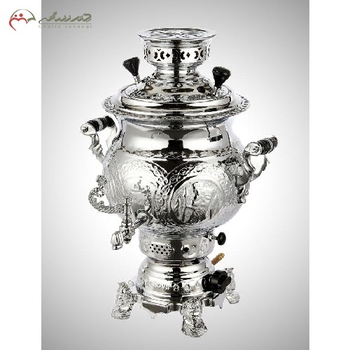 خرید آنلاین، سماور گازی برنجی 6 لیتری لبه دار و کالیت نسوز ضمانت 12 ماهه، طراحی جدید، با قیمت مناسب | هنرظریف
