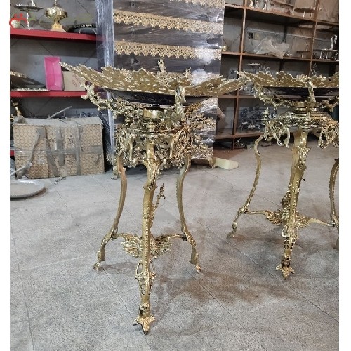 خرید آنلاین، میوه خوری برنزی کنار سالنی با پایه های با دوام و رنگ طلایی ثابت با ضمانت، زیر قیمت بازار | هنرظریف