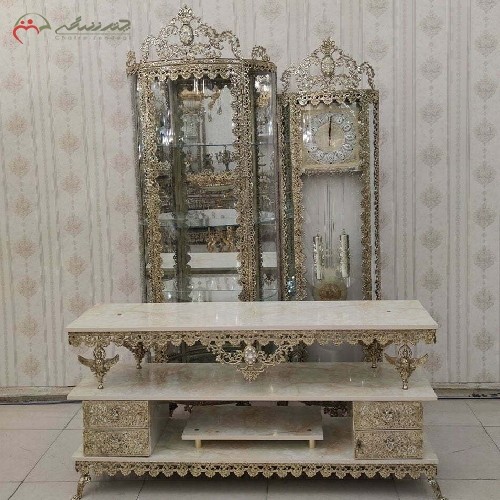 خرید آنلاین، سرویس جهیزیه برنزی 3 پارچه با طراحی طرح گل رز همراه با گارانتی، صفحه ام دی اف، با قیمت عالی | هنرظریف