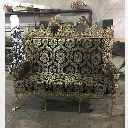 خرید آنلاین، مبلمان برنزی هفت طرح سلطنتی پایه بلند، بدون تغییر رنگ با ضمانت، زیر قیمت بازار | هنرظریف