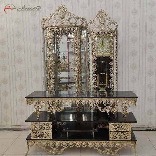 خرید آنلاین،سرویس جهیزیه سه پارچه برنزی، درطرح آفتابگردان و رنگ با کیفیت دارای ضمانت، زیر قیمت بازار | هنرظریف