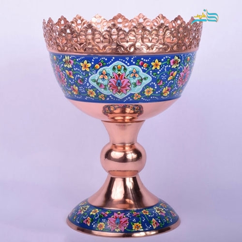 آجیل خوری 25 مس و پرداز سنگین وزن با رنگ ثابت و کیفیت اعلاء - هنرظریف