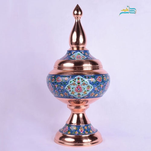 شکلات خوری سه تیکه 40 مس و پرداز، سنگین وزن با روکش پلی استر - هنرظریف