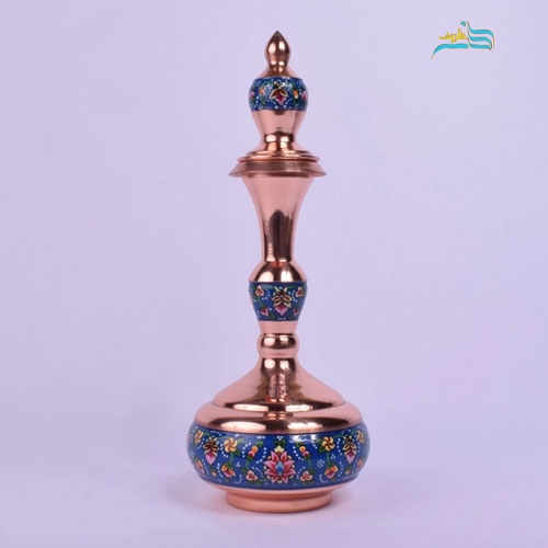 تُنگ شلغمی 30 مس و پرداز، با ورق مس ضخیم و روکش پلی استر درجه 1 - هنرظریف