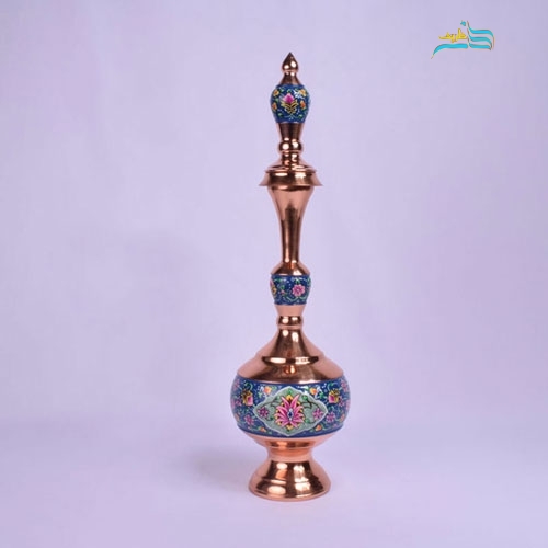 تُنگ گیلاسی 44 مس و پرداز، با ورق مس ضخیم و روکش پلی استر درجه 1 - هنرظریف