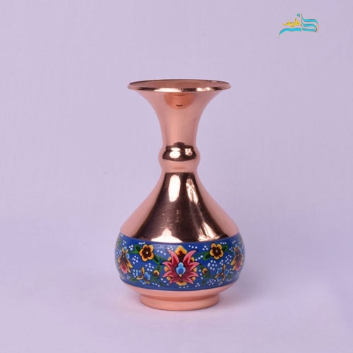 گلدان شلغمی 15 مس و پرداز، با روکش پلی استر و ورق مس ضخیم با کیفیت