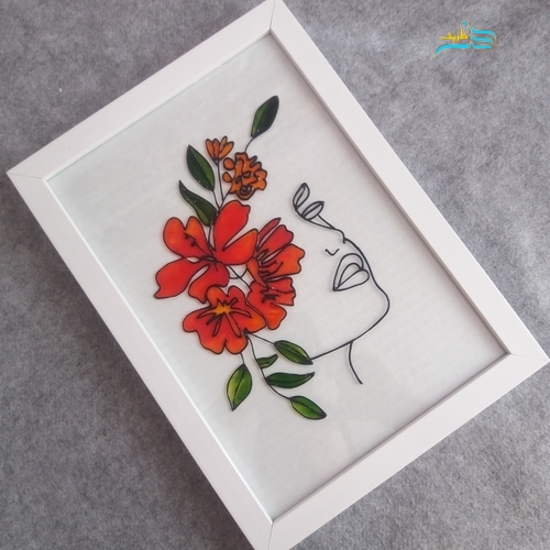 نقاشی روی شیشه و آینه و ظروف کاری خاص،  قابل شستشو و بسیار زیبا