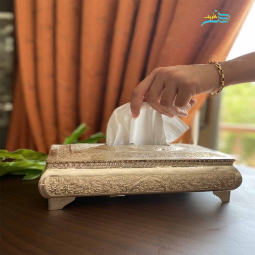 جا دستمال کاغذی زیبا و شیک، مناسب منزل و محل کار و با کیفیت ساخت بالا و درجه 1 - هنرظریف