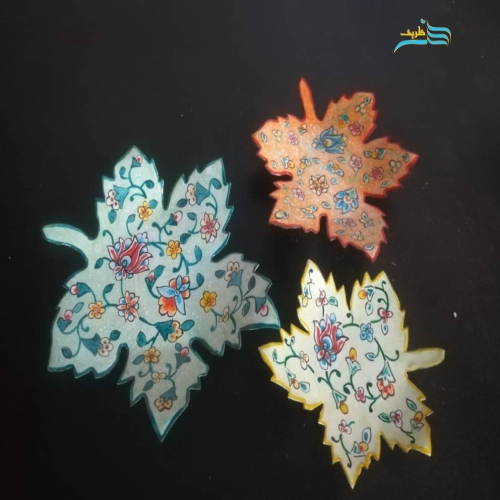 سری سه تایی برگ پاییزی مخصوص دیوارکوب و هفت سین