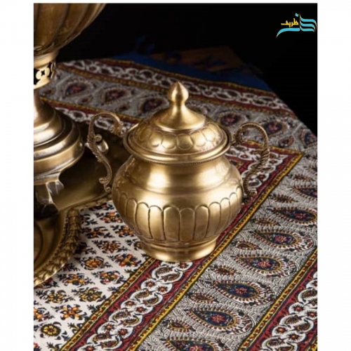 سماور زغالی 6 لیتری برنجی با جنس برنج اعلاء با ضمانت نامه