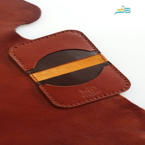 کیف کارت چرم دستدوز دارای ۴ جای کارت سبک و کاربردی