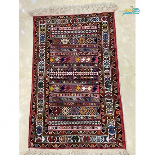 گلیم مدرن سیرجان جنس پشم کرک مرینوس با رنگ طبیعی ثابت گیاهی با کیفیت بالا - هنرظریف