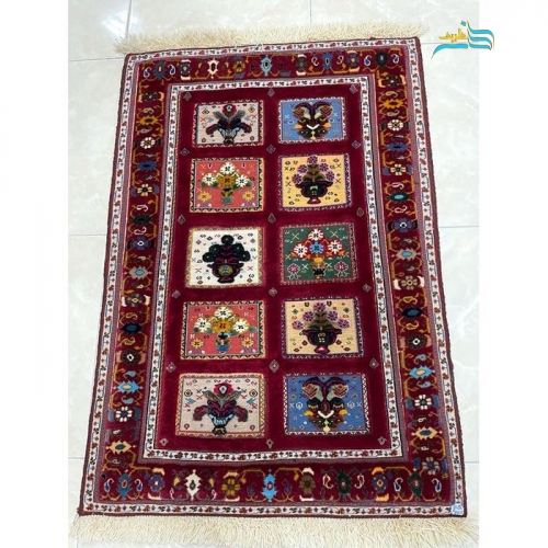 گلیم دستباف سنتی سیرجان با رنگ طبیعی درجه 1 و با کیفیت بالا به همراه ضمانت کالا - هنرظریف
