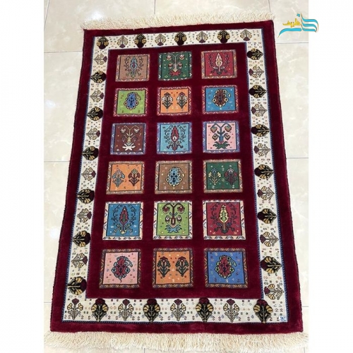 گلیم دستبافت پشمی سیرجان رنگ گیاهی طبیعی مناسب کف خانه محصول شهر جهانی گلیم - هنرظریف