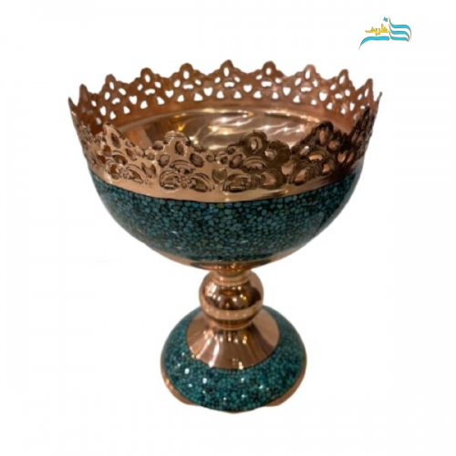 آجیل خوری فیروزه کوبی مدل شبکه بری کد ۱۰۱۶ اصل نیشابور با کیفیت بالا درجه 1