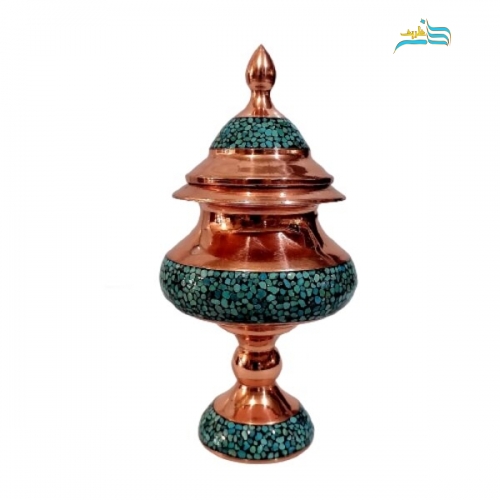 قندان فیروزه کوبی مدل دخلی کد ۱۰۱۸ جنس مرغوب و با کیفیت بالا و درجه 1