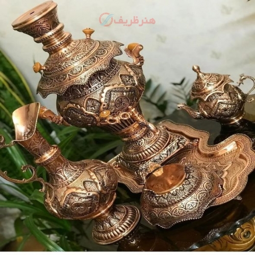 سماور مسی قلمزنی