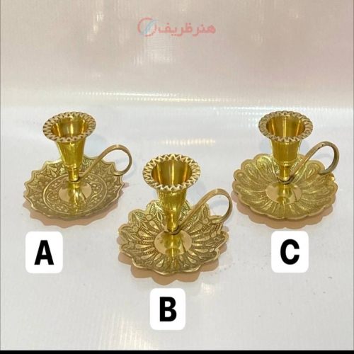 شمعدان های بسیار زیبا ساخت کشور هند با جنس برنج با کیفیت بالا