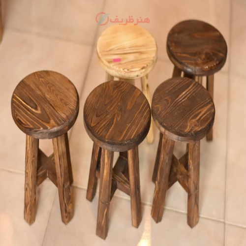 چهار پایه چوبی بسیار مقاوم و دارای پوشش