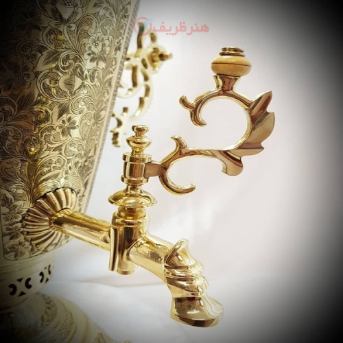 سماور زغالی مدل تراش جدید (۸لیتری) طرح آئینه دار انحصاری