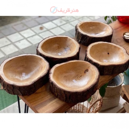 ظرف تنه ای چوب توسکا قابل شستشو