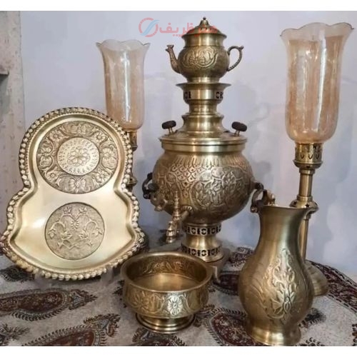 سماور قلمزنی 6 لیتری اعلاء