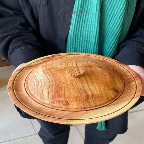 پایه شمع چوبی خراطی