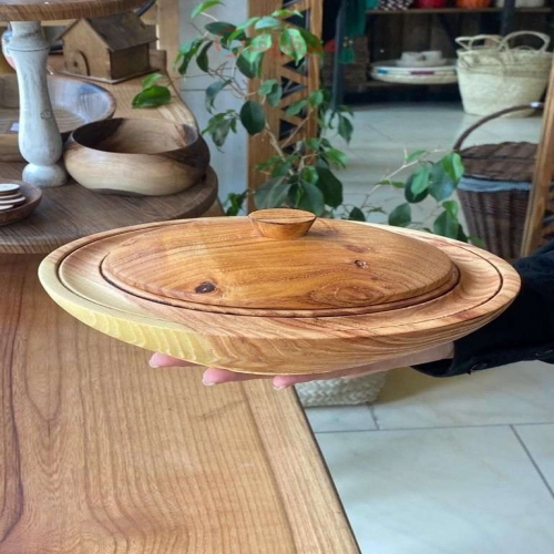 پایه شمع  چوبی خراطی ون کهنسال