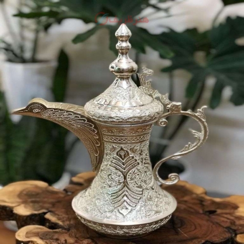 دله های عربی لوکس برنجی با روکش نقره - هنرظریف