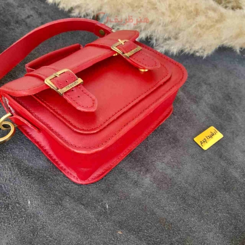کیف چرمی زنانه دست دوز شیک و زیبا