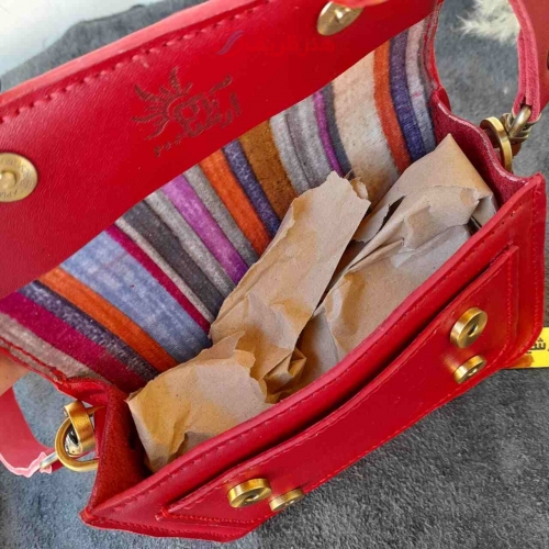 کیف دوشی زنانه چرمی