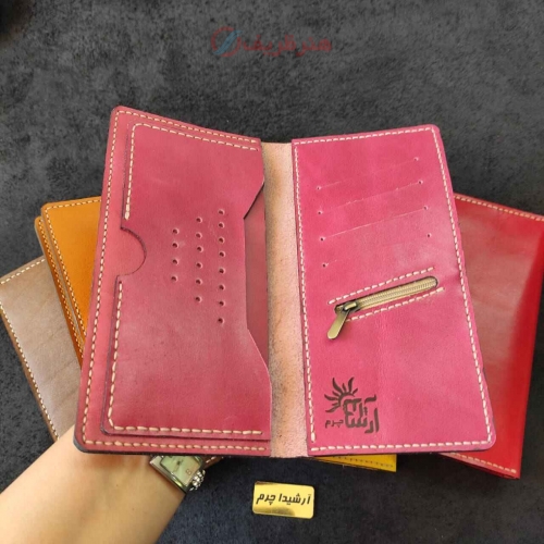 کیف زنانه دست دوز چرمی