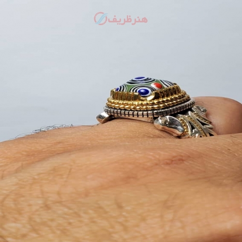 انگشتر با مهره باستانی ساسانی
