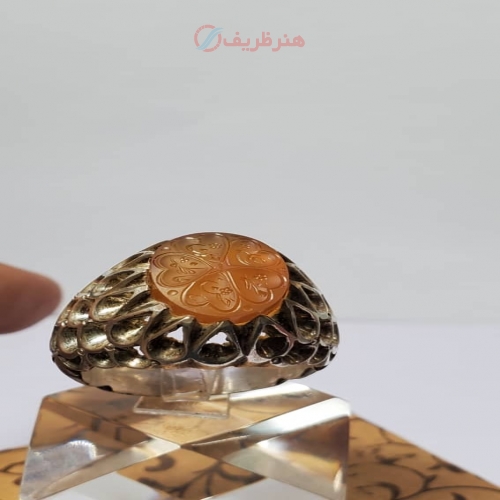 انگشتر عقیق یمنی پرتغالی