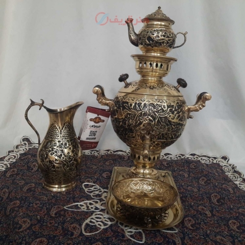 سماور برنجی 6 لیتری