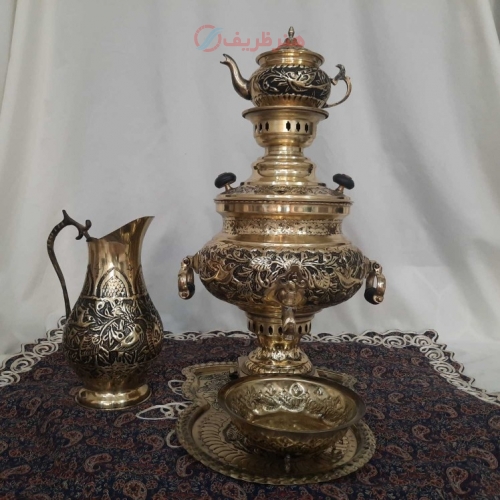 سماور زغالی برنجی