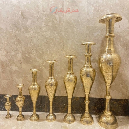 گلدان برنجی هندی