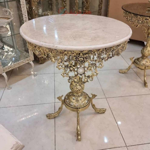 میز خاطره، ورق ضخیم، آلومنیوم درجه 1 با روکش برنزی