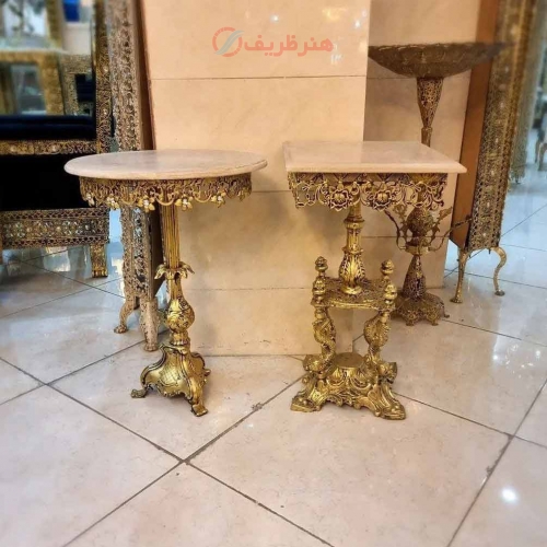 میز تلفن آلومینیومی، بسیار زیبا و شیک، آلومینیوم درجه 1، ورق ضخیم، با ضمانت کیفیت - هنرظریف