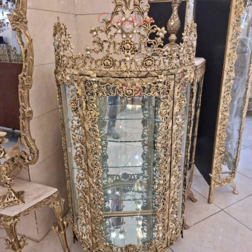 مینی بوفه برنزی و آلومینیومی، بسیار زیبا و چشم نواز،برنز درجه 1، آلومینیوم درجه 1، ورق ضخیم - هنرظریف